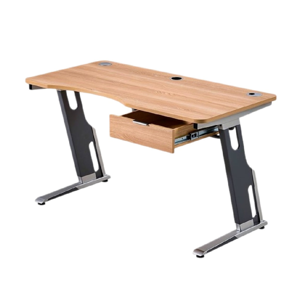 **Moderne bureautafel met lades en ergonomisch ontwerp**