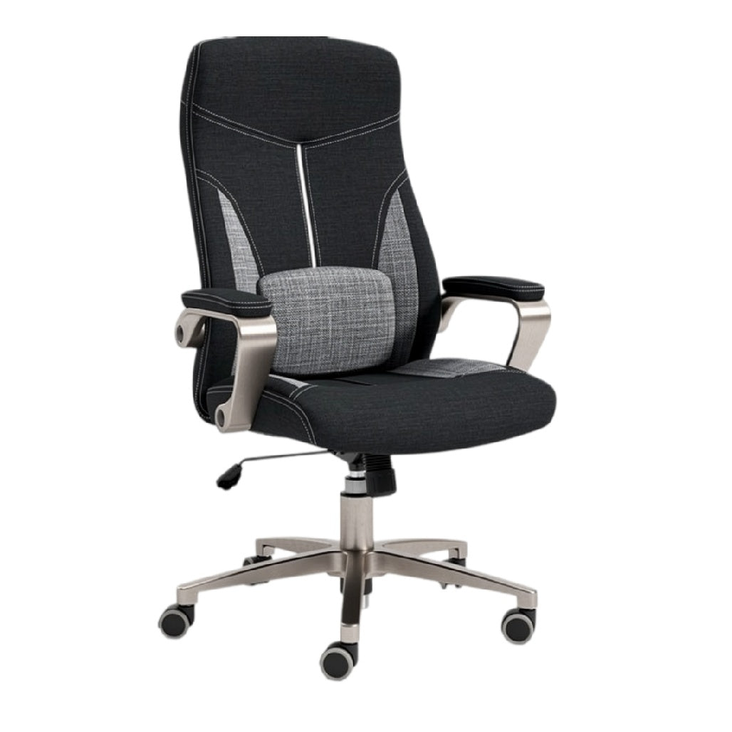 **Ergonomische Bureaustoel met Verstelbare Armleuningen en Rollen**