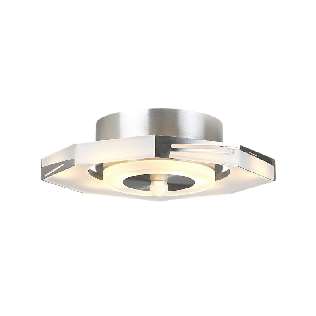 **Verlichte plafondlamp met modern design en energiezuinige LED**